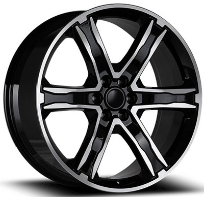 22x9.5 OE Concepts Replica 2018 Ford Stealth Gloss Black Machined FD06 (Flow Formed) 6x135 44mm 22x9.5 OE Concepts Replica 2018 Ford Stealth Gloss Black Machined FD06 (Flow Formed) 6x135 44mm