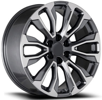 24x10 OE Concepts Replica GMC Sierra AT4 Gunmetal Machined G29 6x5.5/139.7 31mm 24x10 OE Concepts Replica GMC Sierra AT4 Gunmetal Machined G29 6x5.5/139.7 31mm