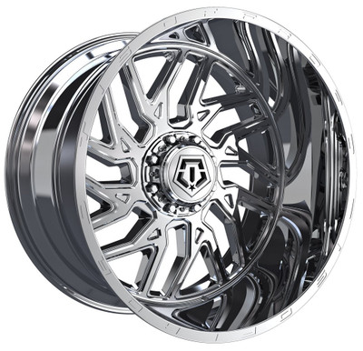 24x14 TIS Off-Road 544C Chrome (* May Require Trimming) 8x6.5/165 -76mm-1700182217