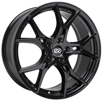 19x8 Enkei Vulcan Gloss Black 5x4.5/114.3 45mm 19x8 Enkei Vulcan Gloss Black 5x4.5/114.3 45mm