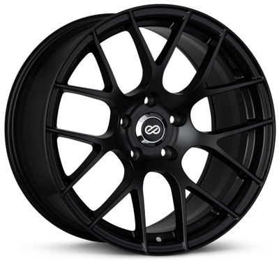 Enkei Wheels 18x9.5 Enkei Raijin Matte Black 5x100 45mm 