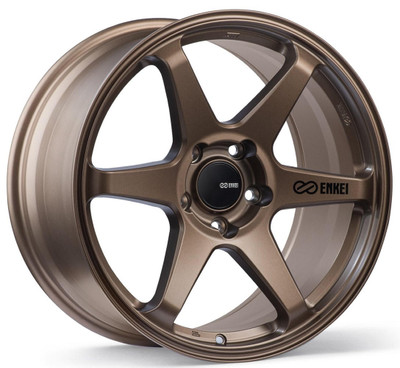 Enkei Wheels 18x8.5 Enkei T6R Matte Bronze 5x4.5/114.3 38mm Enkei Wheels 18x8.5 Enkei T6R Matte Bronze 5x4.5/114.3 38mm