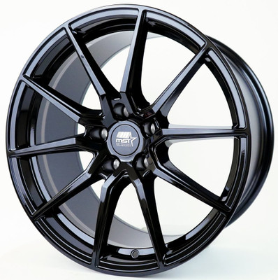 18x8.5 MST Flow Formed Delta Gloss Black 5x4.5/114.3 35mm 18x8.5 MST Flow Formed Delta Gloss Black 5x4.5/114.3 35mm