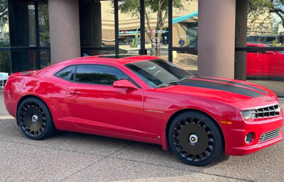 22x9 5x120 27mm 265/35/22 | 22x10.5 5x120 38mm 295/30/22 | 2010 Chevrolet Camaro SS 22x9 5x120 27mm 265/35/22 | 22x10.5 5x120 38mm 295/30/22 | 2010 Chevrolet Camaro SS
