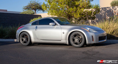 18x9 5x114.3 30mm 245/40/18 | 18x10.5 5x114.3 27mm 275/40/18 | 2003 Nissan 350z