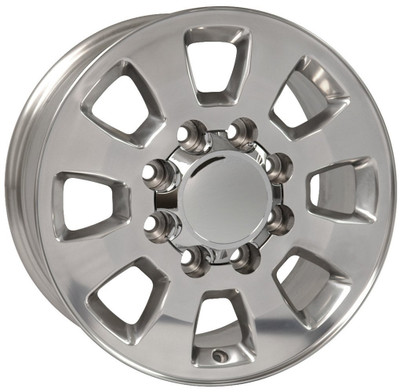 18x8 OE Replica GMC Sierra CV75 Polished 8x6.5/165 12mm 18x8 OE Replica GMC Sierra CV75 Polished 8x6.5/165 12mm