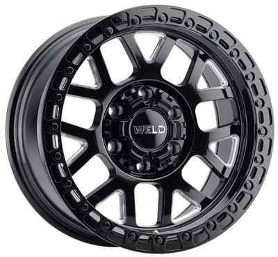 20x10 Weld Off-Road Cinch W105 Gloss Black Milled (Rotary Forged) 6x135 6x5.5/139.7 -18mm 20x10 Weld Off-Road Cinch W105 Gloss Black Milled (Rotary Forged) 6x135 6x5.5/139.7 -18mm