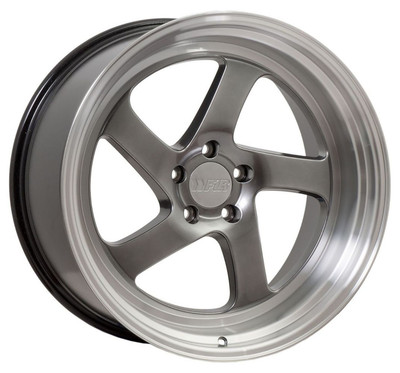 (Clearance - No Returns) 20x10 F1R F28 Hyper Black w/ Polished Lip 5x112 40mm (Clearance - No Returns) 20x10 F1R F28 Hyper Black w/ Polished Lip 5x112 40mm
