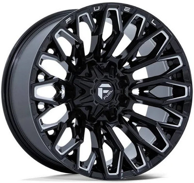 20x9 Fuel Off-Road Strike Gloss Black Milled FC865 8x6.5/165 1mm
