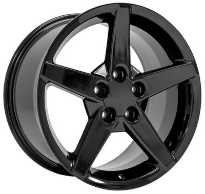 18x9.5 OE Replica Corvette C6 CV06 Gloss Black 5x4.75/120.7 58mm 18x9.5 OE Replica Corvette C6 CV06 Gloss Black 5x4.75/120.7 58mm