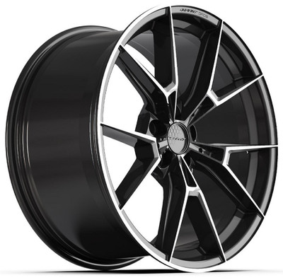 20x10 Defiant DF09 Black Machined w/ Tinted Clear 5x120 35mm 20x10 Defiant DF09 Black Machined w/ Tinted Clear 5x120 35mm