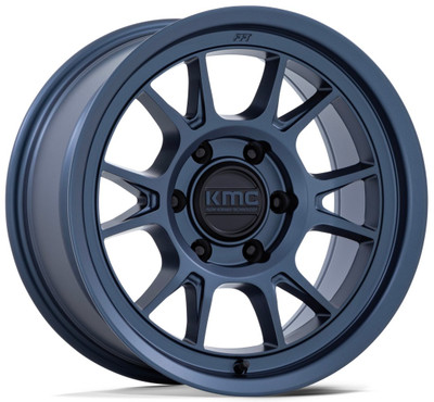 17x8.5 KMC KM729 Range Metallic Blue 5x5/127 -10mm