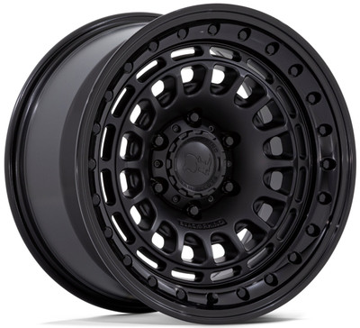 17x9 Black Rhino BR014 Sahara Matte Black w/ Gloss Black Lip 6x135 0mm