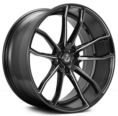 22x9 AXE EX33 Gloss Black Milled 5x130 35mm (CUSTOM) 22x9 AXE EX33 Gloss Black Milled 5x130 35mm (CUSTOM)
