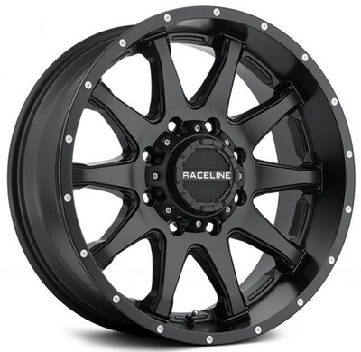 17x9 Raceline 930B Shift Matte Black 6x5.5/139.7 -12mm