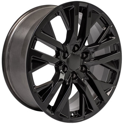 22x9 OE Replica GMC Sierra CV38 Gloss Black 6x5.5/139.7 28mm 22x9 OE Replica GMC Sierra CV38 Gloss Black 6x5.5/139.7 28mm