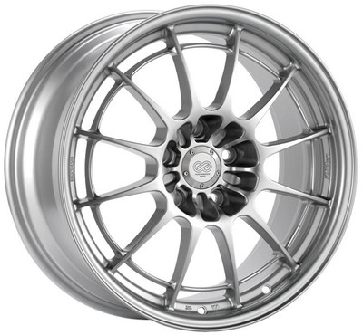 18x9.5 Enkei NT03+M Hyper Silver 5x4.25/108 40mm