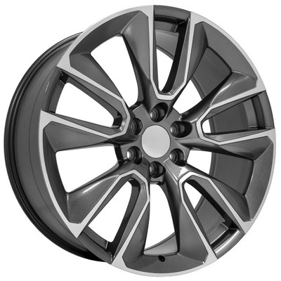 22x9 OE Replica Chevrolet Silverado CV32 Gunmetal Machined 6x5.5/139.7 28mm 22x9 OE Replica Chevrolet Silverado CV32 Gunmetal Machined 6x5.5/139.7 28mm