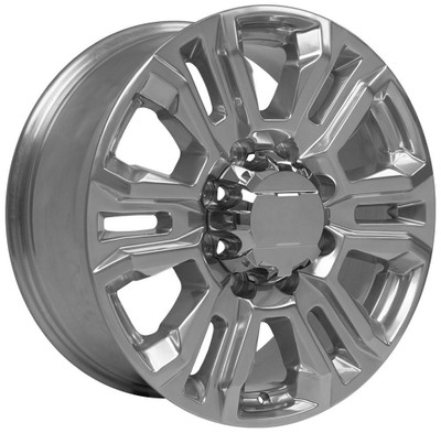 20x8.5 OE Replica GMC Sierra 2500/3500 HD Denali CV70 Polished 8x180 47mm 20x8.5 OE Replica GMC Sierra 2500/3500 HD Denali CV70 Polished 8x180 47mm
