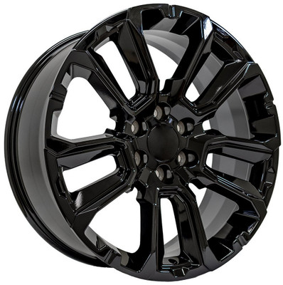 22x9 OE Replica Chevrolet Suburban 1500 CV68 Gloss Black 6x5.5/139.7 28mm 22x9 OE Replica Chevrolet Suburban 1500 CV68 Gloss Black 6x5.5/139.7 28mm