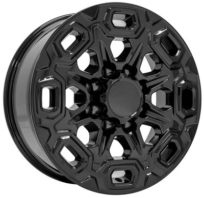 (Clearance - No Returns) 20x8.5 OE Replica Chevrolet Silverado 2500/3500 CV64 Gloss Black 8x180 47mm (Clearance - No Returns) 20x8.5 OE Replica Chevrolet Silverado 2500/3500 CV64 Gloss Black 8x180 47mm
