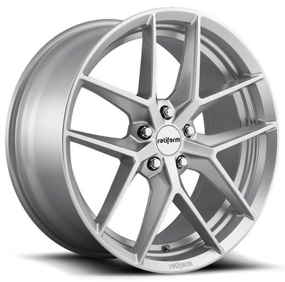 19x8.5 Rotiform FLG Gloss Silver R133 5x112 45mm