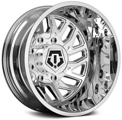 22x8.25 TIS Off-Road 544C Chrome Dually Rear Outer 8X6.5/165 -198MM 121.7 C.B. 22x8.25 TIS Off-Road 544C Chrome Dually Rear Outer 8X6.5/165 -198MM 121.7 C.B.