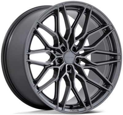 20X9 Niche Calabria 5 Matte Gunmetal NC277 5x120 27mm 20X9 Niche Calabria 5 Matte Gunmetal NC277 5x120 27mm