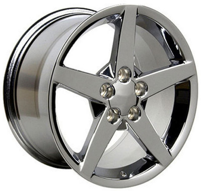 19x10 OE Replica Corvette C6 CV06 Chrome 5x4.75/120.7 68mm