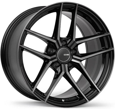 18x9.5 Enkei TY-5 Pearl Black 5x120 35mm