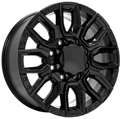 20x8.5 OE Replica GMC Sierra 2500/3500 CV97 Gloss Black 8x180 47mm 20x8.5 OE Replica GMC Sierra 2500/3500 CV97 Gloss Black 8x180 47mm