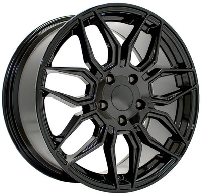 19x10 OE Replica Corvette C7 CV03 Gloss Black 5x4.75/120.7 79mm 19x10 OE Replica Corvette C7 CV03 Gloss Black 5x4.75/120.7 79mm