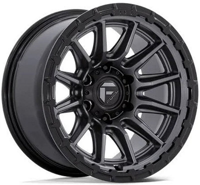 17X9 Fuel Off-Road Piston Matte Gunmetal w/ Gloss Black Lip FC866 5x5/127 1mm 17X9 Fuel Off-Road Piston Matte Gunmetal w/ Gloss Black Lip FC866 5x5/127 1mm
