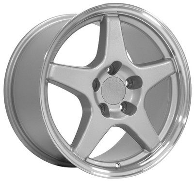 17x11 OE Replica Corvette ZR1 CV01 Silver w/ Machined Lip 5x4.75/120.7 50mm 17x11 OE Replica Corvette ZR1 CV01 Silver w/ Machined Lip 5x4.75/120.7 50mm