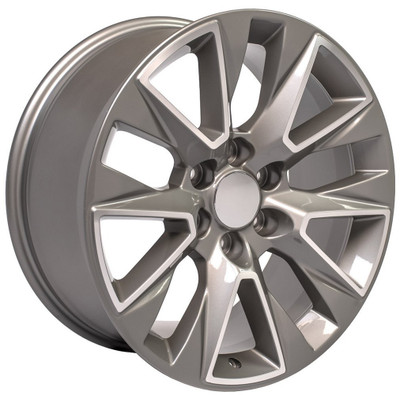 20x9 OE Replica Chevrolet Silverado LTZ CV26 Silver Machined 6x5.5/139.7 28mm 20x9 OE Replica Chevrolet Silverado LTZ CV26 Silver Machined 6x5.5/139.7 28mm