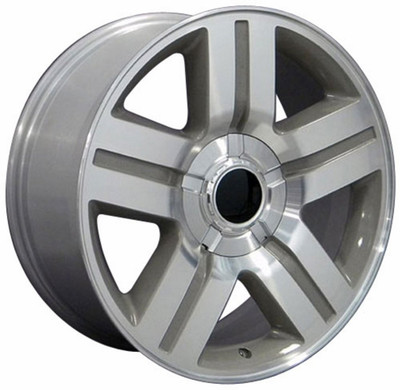 22x9 OE Replica Chevrolet Silverado CV84 Silver Machined 6x5.5/139.7 31mm 22x9 OE Replica Chevrolet Silverado CV84 Silver Machined 6x5.5/139.7 31mm