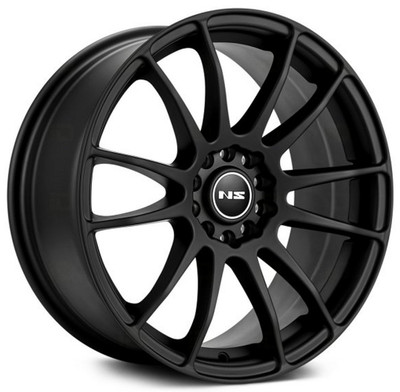 16x7 NS NS1204 Matte Black 4x100 4x4.5/114.3 38mm 16x7 NS NS1204 Matte Black 4x100 4x4.5/114.3 38mm