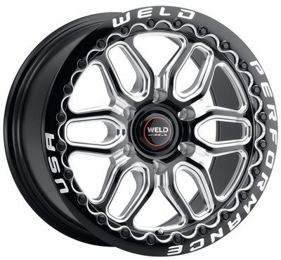 17x10 Weld Performance Laguna 6 Beadlock S903 Gloss Black Milled Machined (Rotary Formed) 6x5.5/139.7 25mm