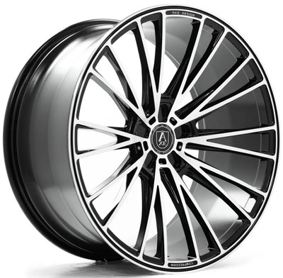 21x10.5 AXE CF2 Gloss Black Mirror Face (Compression Forged) 5x110 40mm (CUSTOM)