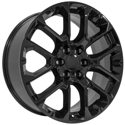 22x9 OE Replica Chevrolet Suburban 1500 CV67 Gloss Black 6x5.5/139.7 28mm 22x9 OE Replica Chevrolet Suburban 1500 CV67 Gloss Black 6x5.5/139.7 28mm