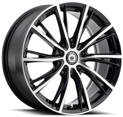 17x7.5 Konig Impression Gloss Black Machined Face 5x112 45mm 17x7.5 Konig Impression Gloss Black Machined Face 5x112 45mm