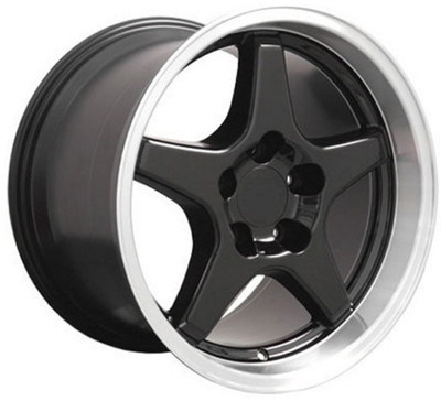 17x11 OE Replica Corvette ZR1 CV01 Gloss Black w/ Machined Lip 5x4.75/120.7 50mm 17x11 OE Replica Corvette ZR1 CV01 Gloss Black w/ Machined Lip 5x4.75/120.7 50mm