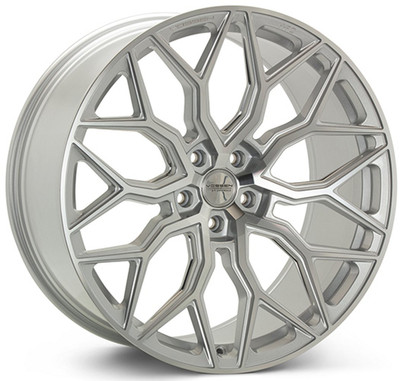 22x10.5 Vossen HF-2 Silver Polished Face (Hybrid Forged) 5x120 38mm 22x10.5 Vossen HF-2 Silver Polished Face (Hybrid Forged) 5x120 38mm