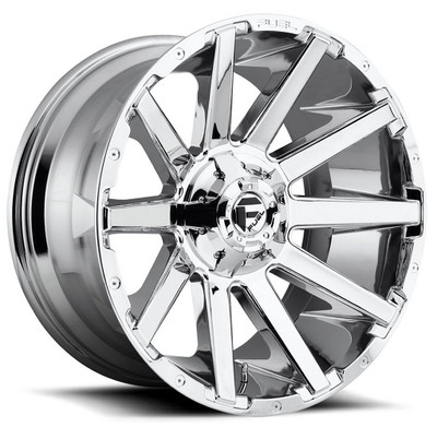 (Clearance - No Returns) 20x9 Fuel Off-Road Contra Chrome D614 8x170 1mm