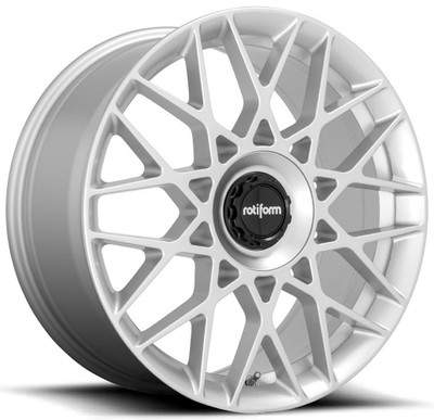 19x8.5 Rotiform BLQ-C Silver R167 5x112 5x120 35mm 19x8.5 Rotiform BLQ-C Silver R167 5x112 5x120 35mm
