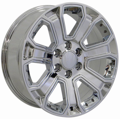 22x9 OE Replica Chevrolet Silverado CV93 Chrome 6x5.5/139.7 24mm 22x9 OE Replica Chevrolet Silverado CV93 Chrome 6x5.5/139.7 24mm