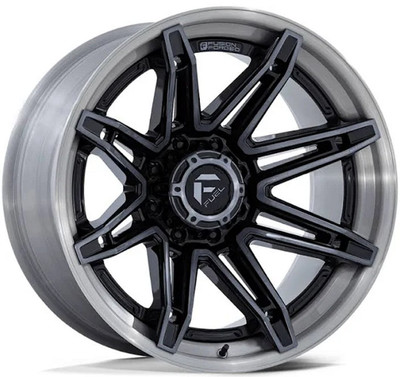 24X12 Fuel Off-Road Gloss Black Brushed Dark Tint FC401 (* May Require Trimming) 6x135 -44mm 24X12 Fuel Off-Road Gloss Black Brushed Dark Tint FC401 (* May Require Trimming) 6x135 -44mm