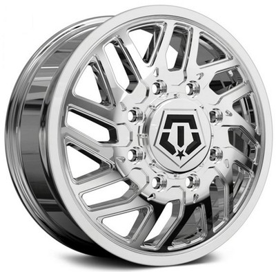 20x8.25 TIS Off-Road 544C Chrome Dually Front 8X200 127MM 156.17 C.B.
