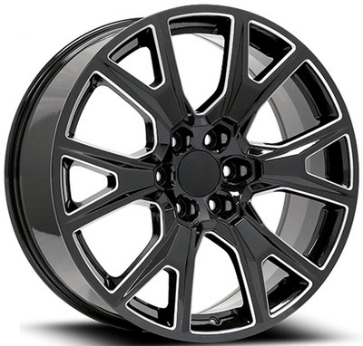 26x10 OE Concepts Replica 2019 Chevy Accessory Gloss Black Milled C19 6x5.5/139.7 30mm 26x10 OE Concepts Replica 2019 Chevy Accessory Gloss Black Milled C19 6x5.5/139.7 30mm