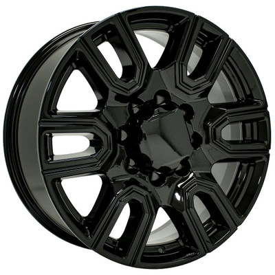20x8.5 OE Replica GMC Sierra 2500/3500 CV96 Gloss Black 8x180 47mm 20x8.5 OE Replica GMC Sierra 2500/3500 CV96 Gloss Black 8x180 47mm